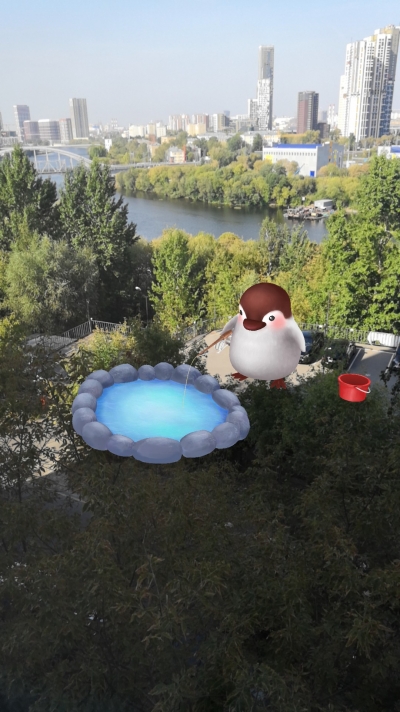  Режим «3D-объекты» в Huawei nova 3 