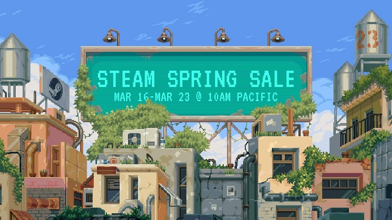  Промо весенней распродажи Steam в 2023 году (источник изображения: Valve) 