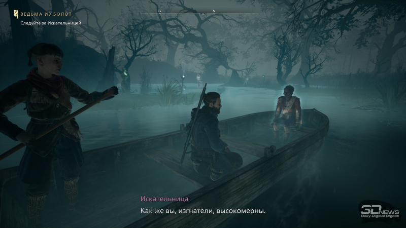  Даже несколько эпизодов с лодкой напоминают о God of War 