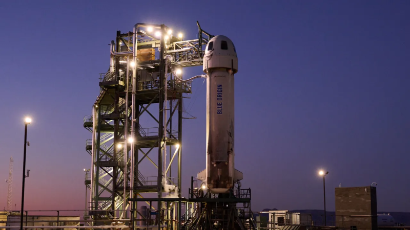 Cтарт New Shepard 19 мая 2024 года. Фото Blue Origin 