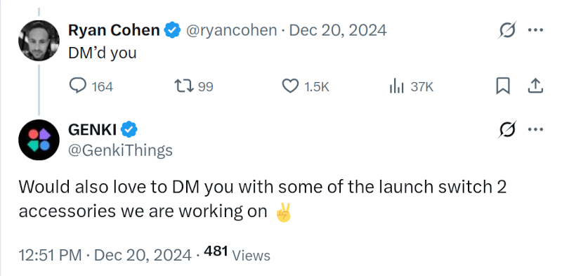 Источник изображения: @ryancohen / X