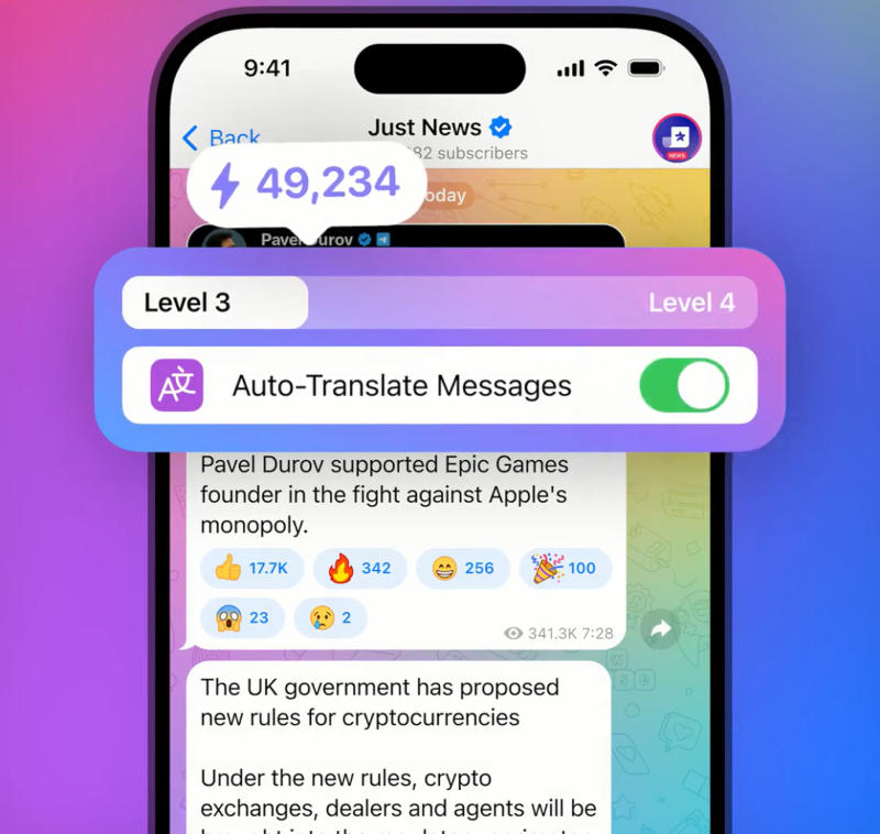  Источник изображений: telegram.org 