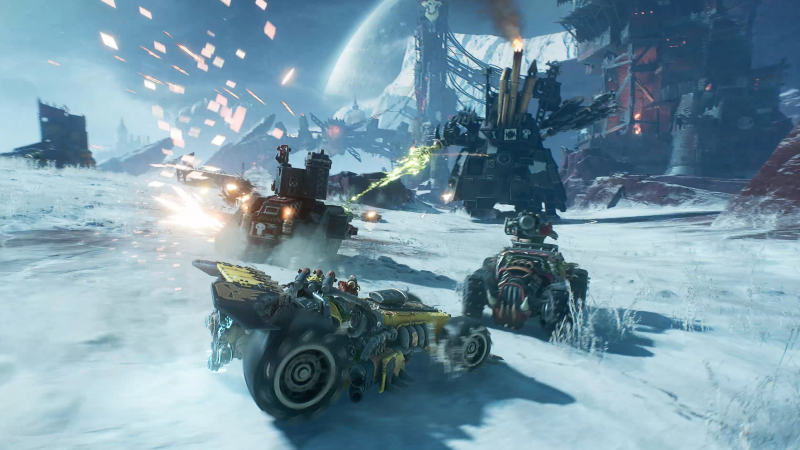  В Warhammer 40,000: Speed Freeks имеется текстовый перевод на русский язык 
