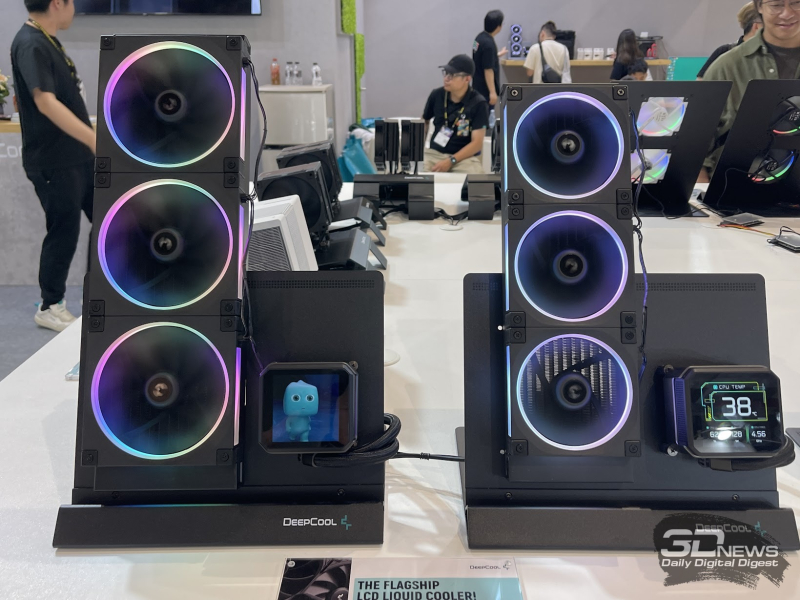  Справа — DeepCool SPARTACUS, слева — DeepCool LQ ULTRA 
