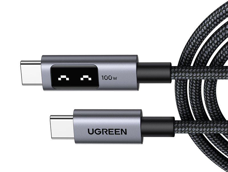 Кабель UGREEN Uno USB-C – USB-C на 100 Вт