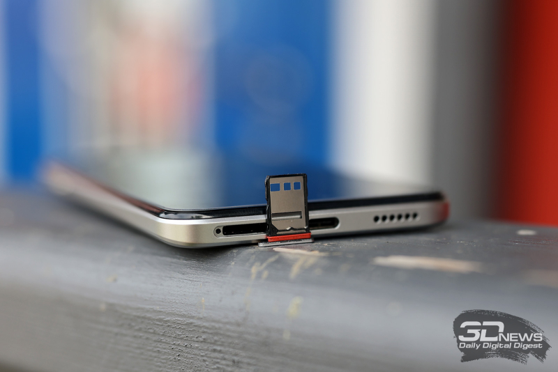  HUAWEI nova Y63, слот для двух карточек nano-SIM 