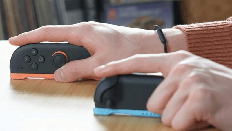 Контроллеры Joy-Con 2 в режиме мыши. Источник изображения: Nintendo