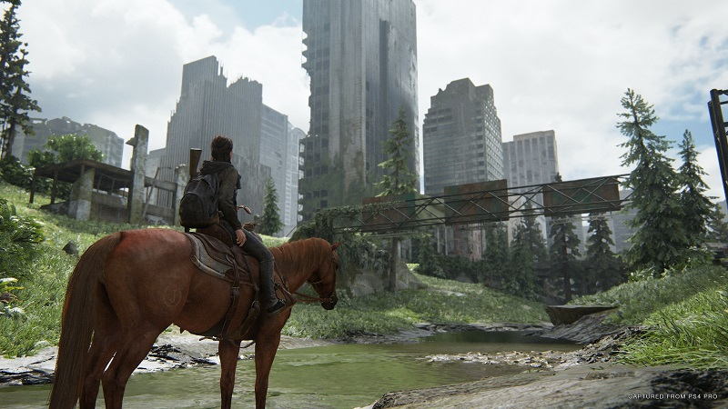  В The Last of Us Part II тоже были просторные зоны и средства передвижения по ним (источник изображения: Naughty Dog) 