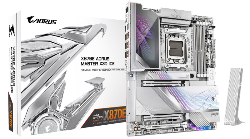  X870E Aorus Master X3D ICE 