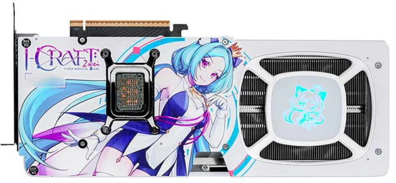  Старая модель GeForce RTX 5070 iCraft OC12G Aiga (сверху) и обновлённая Plus (снизу) 