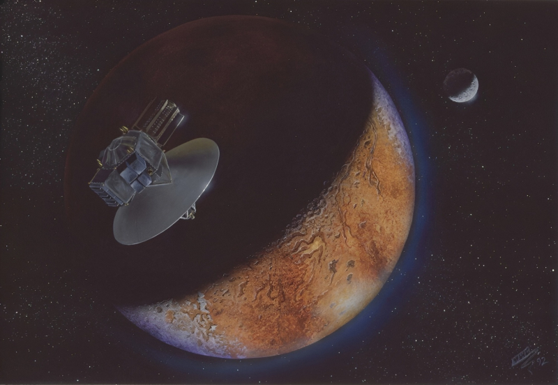  Зонд PFF, вариант 1992 года. Графика NASA/Michael Carroll/The Planetary Report 