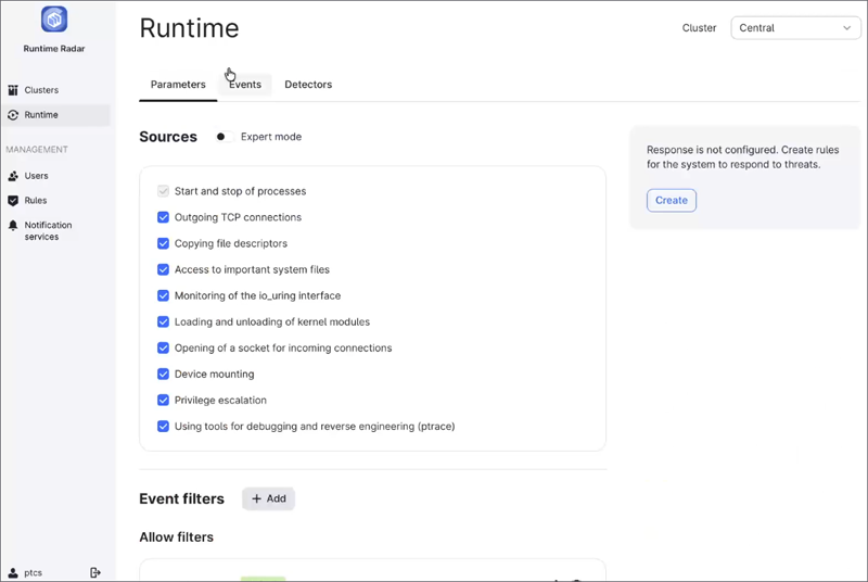 Пользовательский интерфейс Runtime Radar (источник изображения: runtimeradar.com)