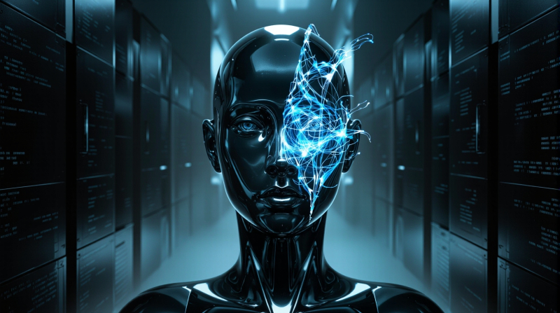  «Но как же эти кожаные мешки меня вычислили?» (источник: ИИ-генерация на основе модели FLUX.1) 