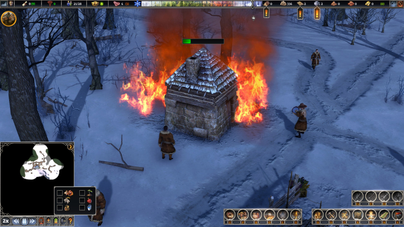  Тушить пожар бросятся все ближайшие селяне, ведь потеря ценной постройки может дорого обойтись всему поселению 