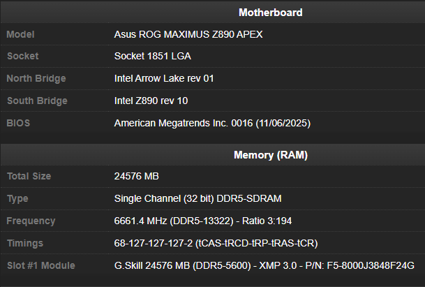  Источник изображения: CPU-Z 