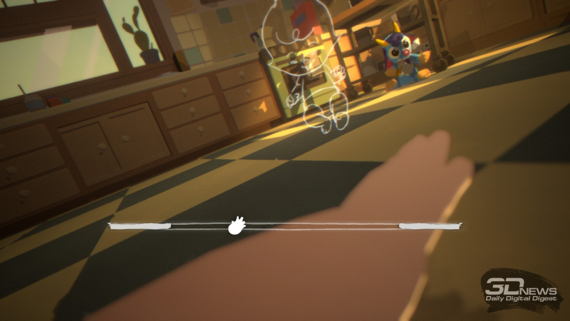  При помощи этой мини-игры, где надо попадать в нужные зоны кликом мышки, отыгрываются немногочисленные сцены ходьбы — не Baby Steps, но тоже непросто 