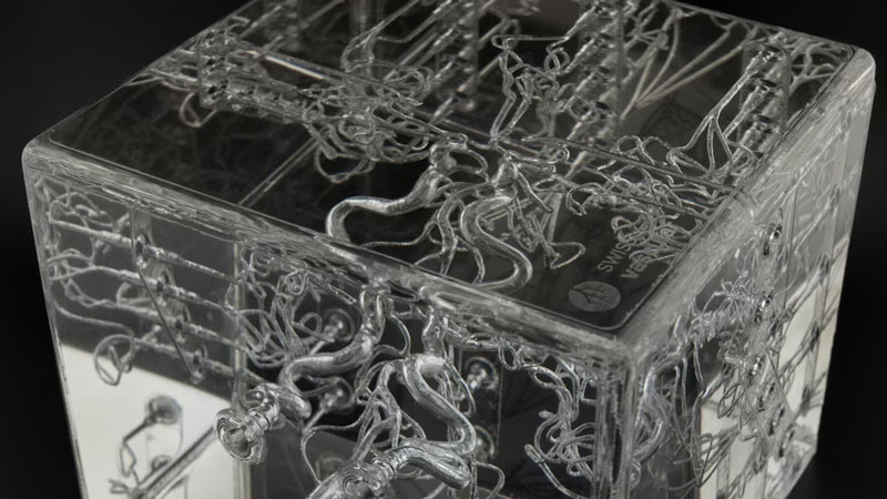  Силиконовый имитиатор кровеносных сосудов человека 