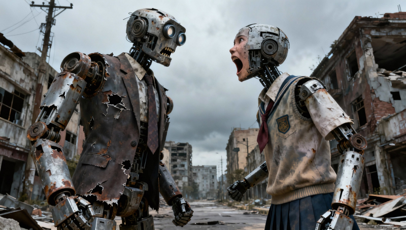  «TOO BAD, U BOT!» — «NO U!!1» (источник: ИИ-генерация на основе модели Seedream 4.0) 