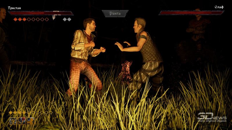  У каждого бойца ранты есть свои особенности: кто-то предпочитает бить в голову, а кто-то чаще блокирует торс. Подметив эти нюансы, вы без проблем одолеете практически любого громилу 