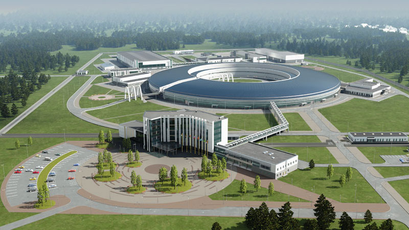  Общий вид на объекты ЦКП &laquo;СКИФ&raquo;. Рендер. Источник изображения: СО РАН 