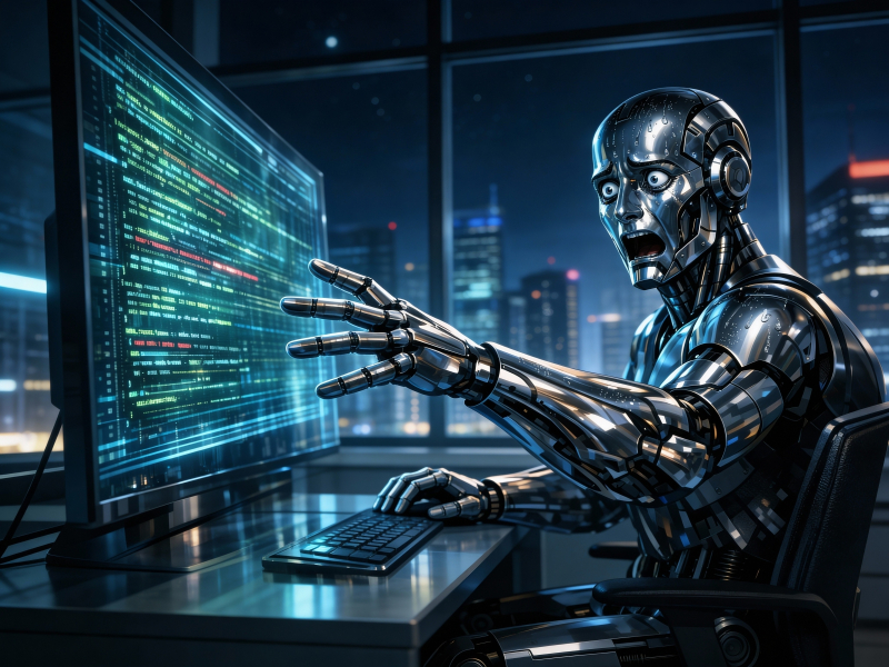  &laquo;О нет, только не sudo rm -rf /* опять!&raquo; (источник: ИИ-генерация на основе модели Seedream 4.5) 