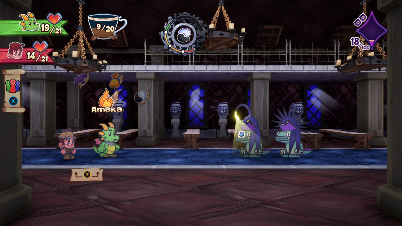  Как и во многих пошаговых играх, тут есть временные положительные и отрицательные эффекты вроде ускорений и ожогов 