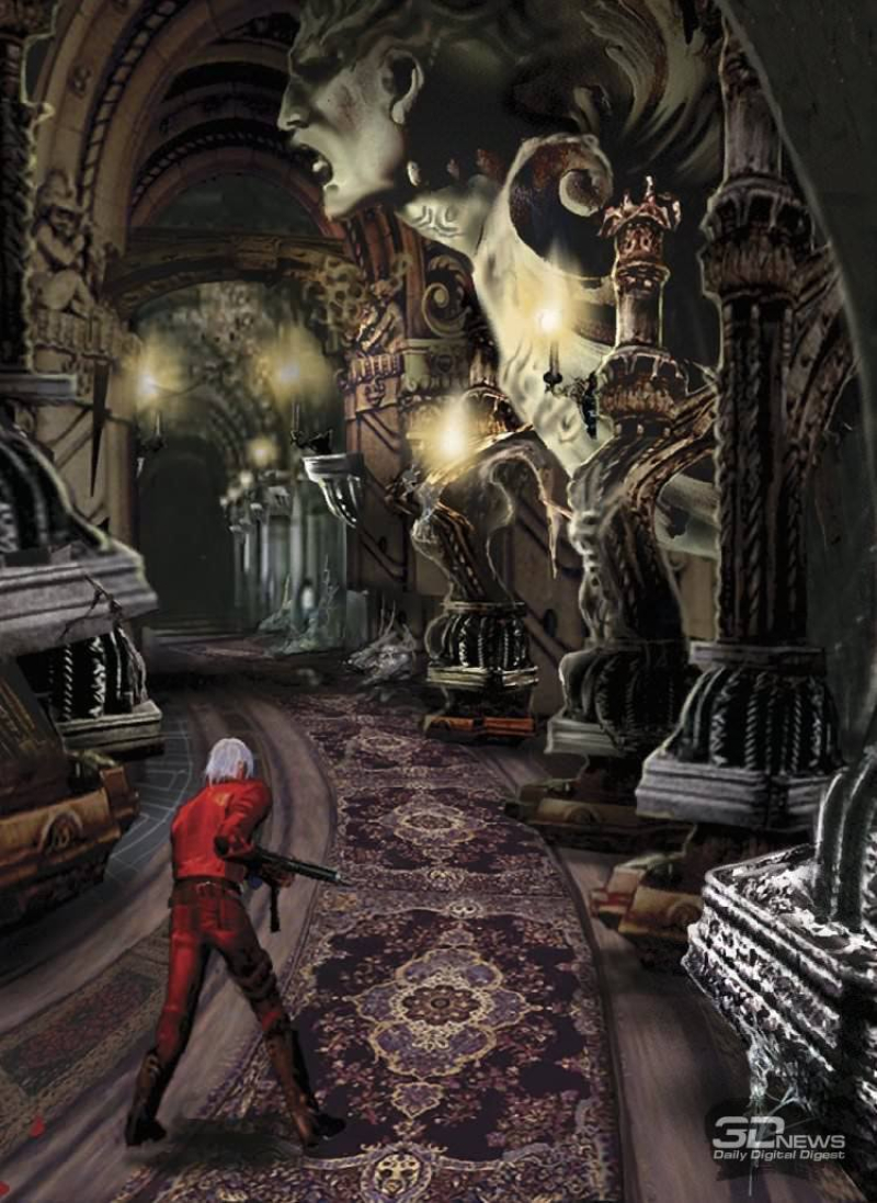  Ранние концепты RE4 уже были сильно похожи на DMC 