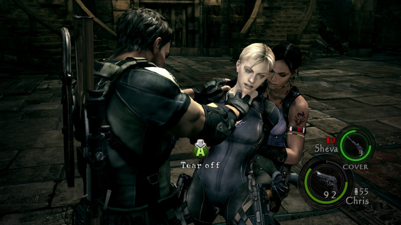  Идея сделать из Джилл антагониста сама по себе неплоха, но сделано это в лоб &mdash; злодей управляет её действиями через устройство на груди 