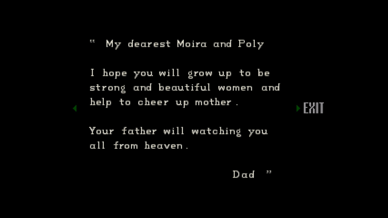  Барри, к слову, упоминал свою дочь Мойру ещё в RE1 