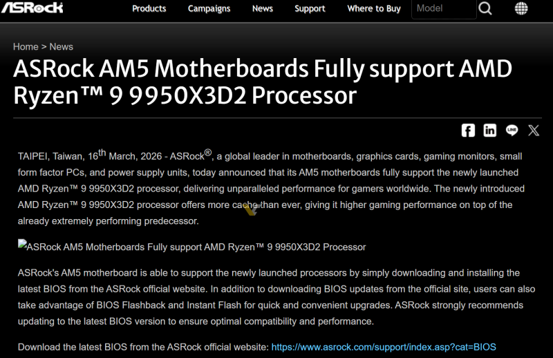  Источник изображения: VideoCardz / ASRock 