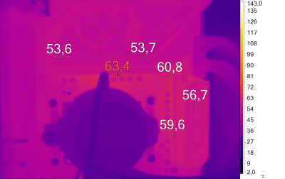  Нагрев конвертера питания (автоматическая настройка) 