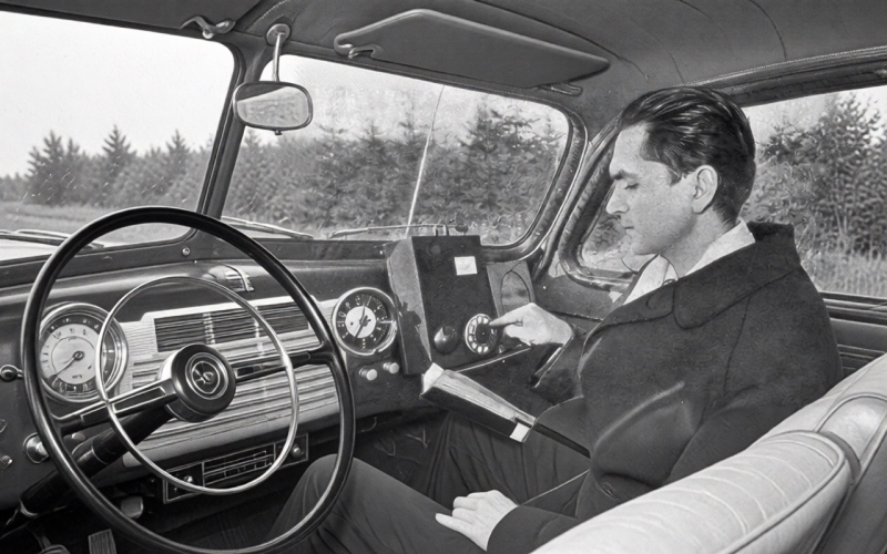  Леонид Куприянович и его ЛК-1: три килограмма чистого инженерного предвидения, работавшего через обычные наземные АТР еще в год запуска первого спутника. Иллюстрация с сайте russian7.ru, архив журнала &laquo;Наука и жизнь&raquo; (1957) 