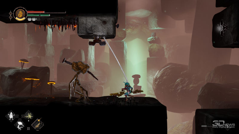  Некоторые элементы окружения можно использовать в сражениях. Хотелось бы больше таких моментов 