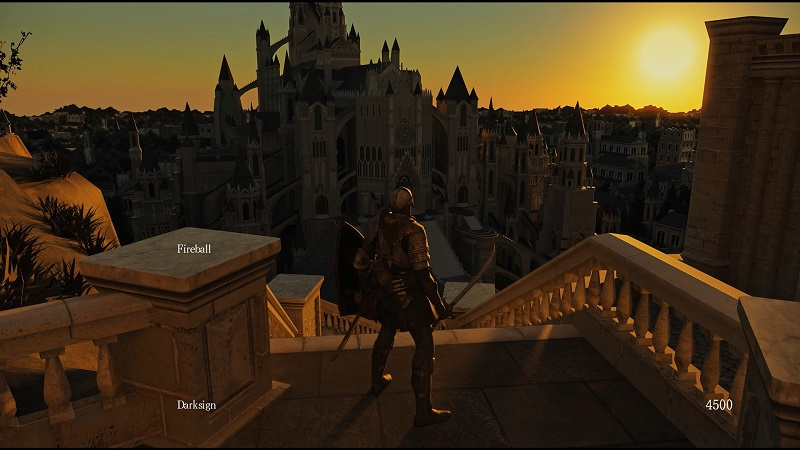  Взгляд на Анор Лондо с трассировкой пути (источник изображения: gabdeg) 