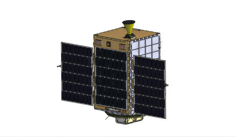  Компьютерная модель первого испытательного спутника Starcloud (источник: Starcloud) 