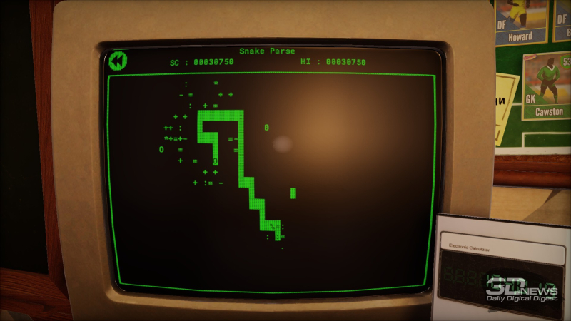  Аутентичность настолько велика, что на ПК, который тут используется в основном для элементарной бухгалтерии, можно даже в змейку поиграть 