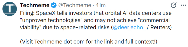  Источник изображения: @Techmeme / x.com 