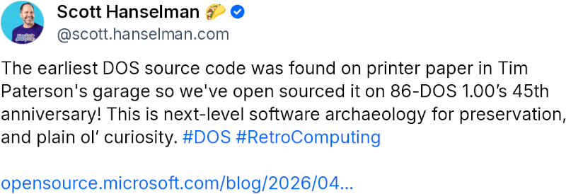  Источник изображения: @scott.hanselman.com / bsky.app 