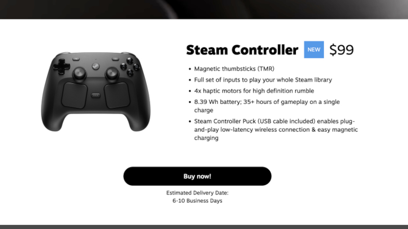 Valve распродала Steam Controller менее чем за полчаса — спекулянты взвинтили цену на eBay в семь раз