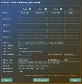  Core Ultra 7 270K Plus 