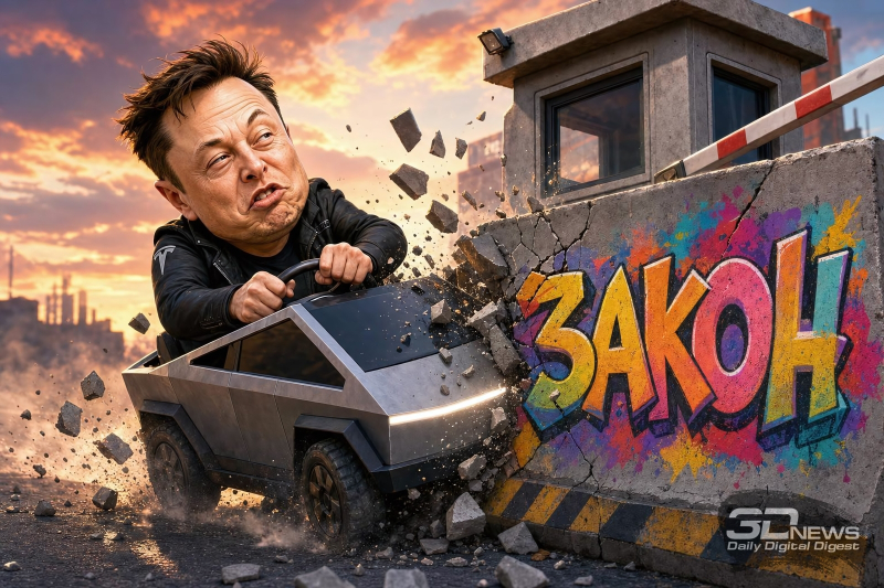  Неожиданное препятствие (источник: ИИ-генерация на основе модели ChatGPT Images 2.0) 