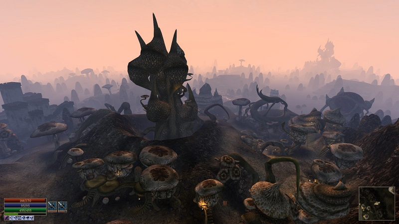  Взгляд на Садрит Мора в Morrowind (источник изображения: Lerrandu в Steam) 