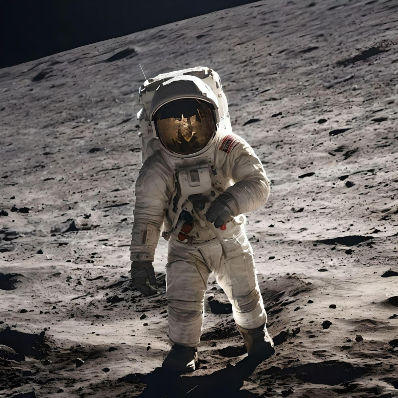  Походка астронавтов в кадрах NASA выглядит непривычной. Всё потому, что на Луне мозг человека решал уникальную задачу, с которой никто раньше не сталкивался на Земле. Фото NASA 