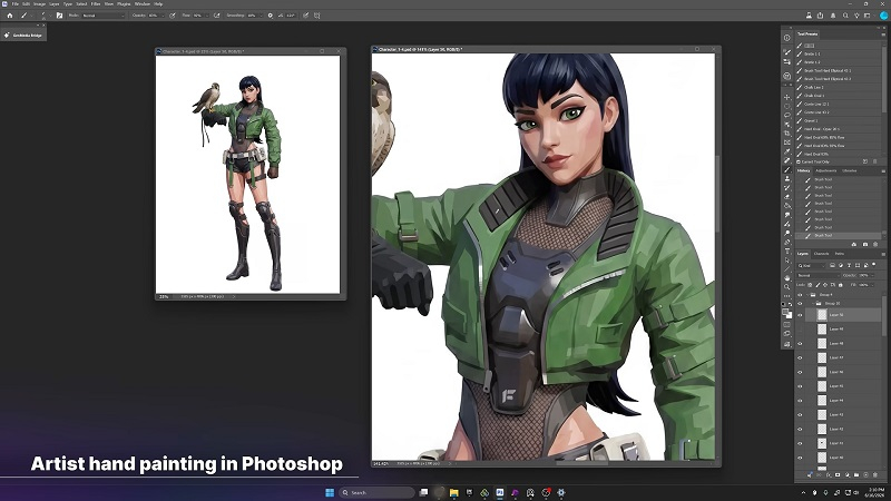  Художники Epic Games подчищают за ИИ ошибки в дизайне персонажа (источник изображения: Epic Games) 