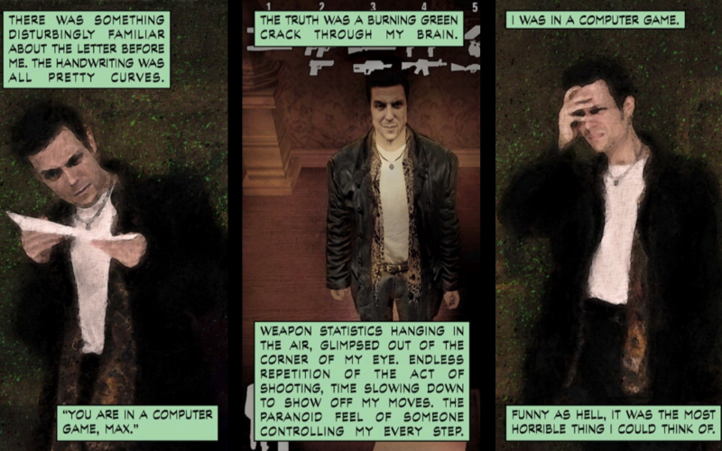  Max Payne не стеснялась ломать четвёртую стену 
