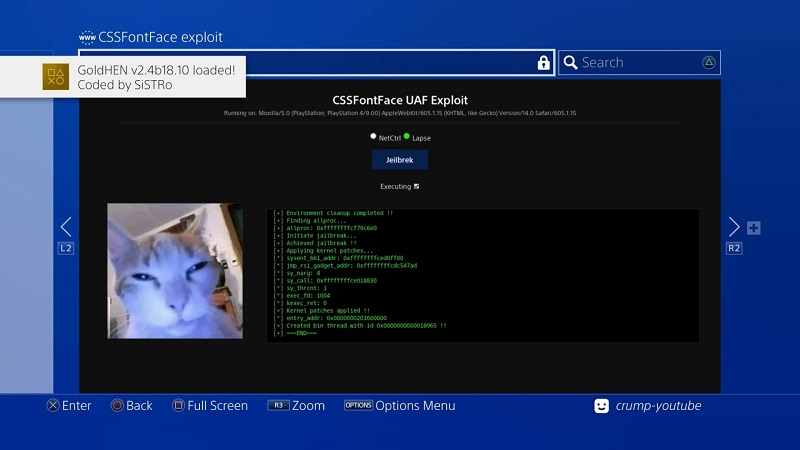  Источник изображения: YouTube (PlayStation Hacks & Exploits | Michael Crump) 