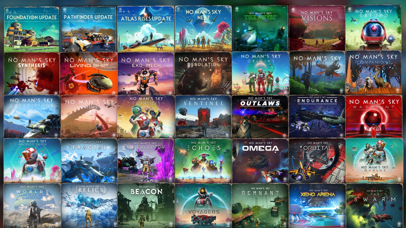 Подборка наиболее крупных обновлений No Man’s Sky за 10 лет