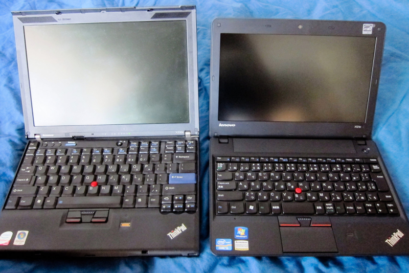  Сравнение ноутбуков ThinkPad X200s и X121e. Иллюстрация https://commons.wikimedia.org/wiki/File:ThinkPad_X200s_and_X121e.jpg 