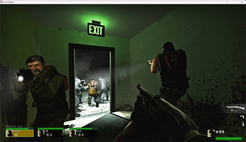  Скриншот из ранней версии Left 4 Dead 