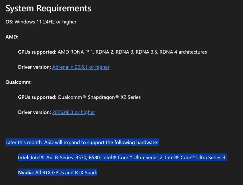 Игры будут загружаться быстрее: видеокарты Nvidia и Intel получат поддержку Microsoft Advanced Shader Delivery